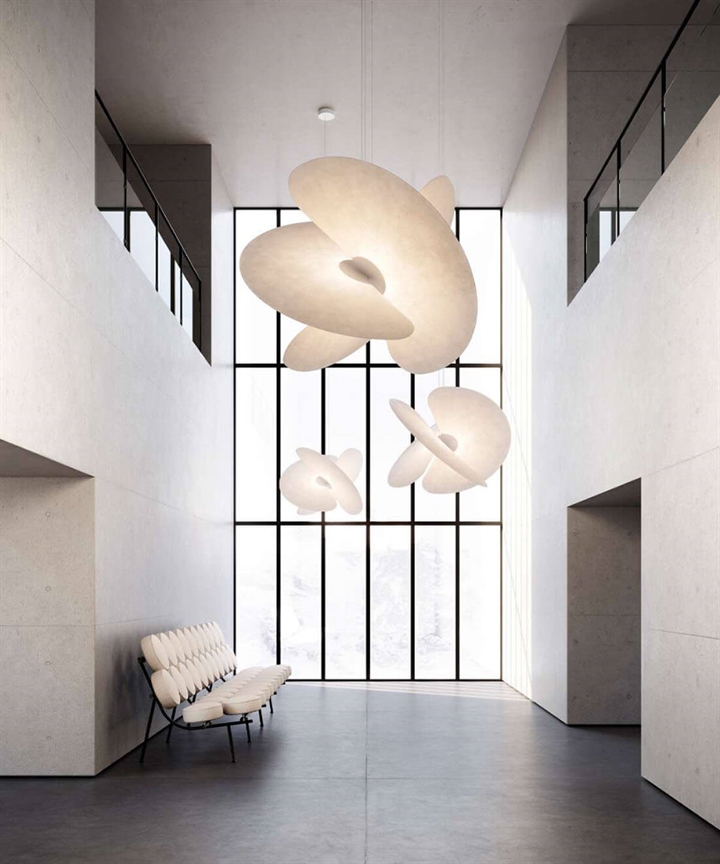 Levante Ø102 Kronleuchterschirm, weiß