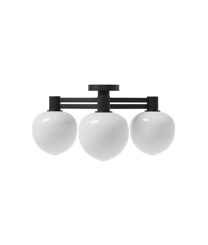 Memoir 3 Deckenleuchte 120, schwarz/opal