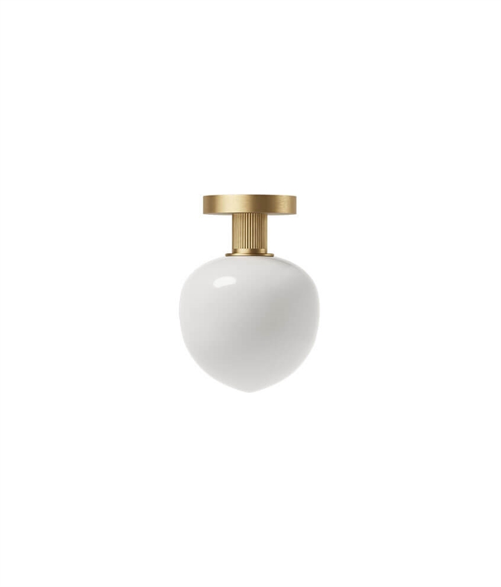 Memoir Deckenleuchte 120, Messing/Opal