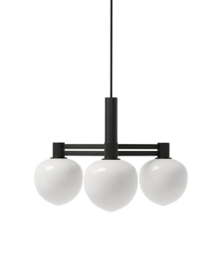 Memoir 3 Kronleuchter 120, schwarz/opal