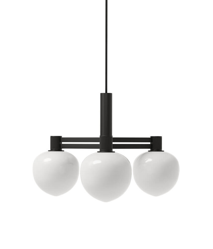 Memoir 3 Kronleuchter 120, schwarz/opal