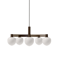 Memoir 5 Kronleuchter 120, Bronze/Opal