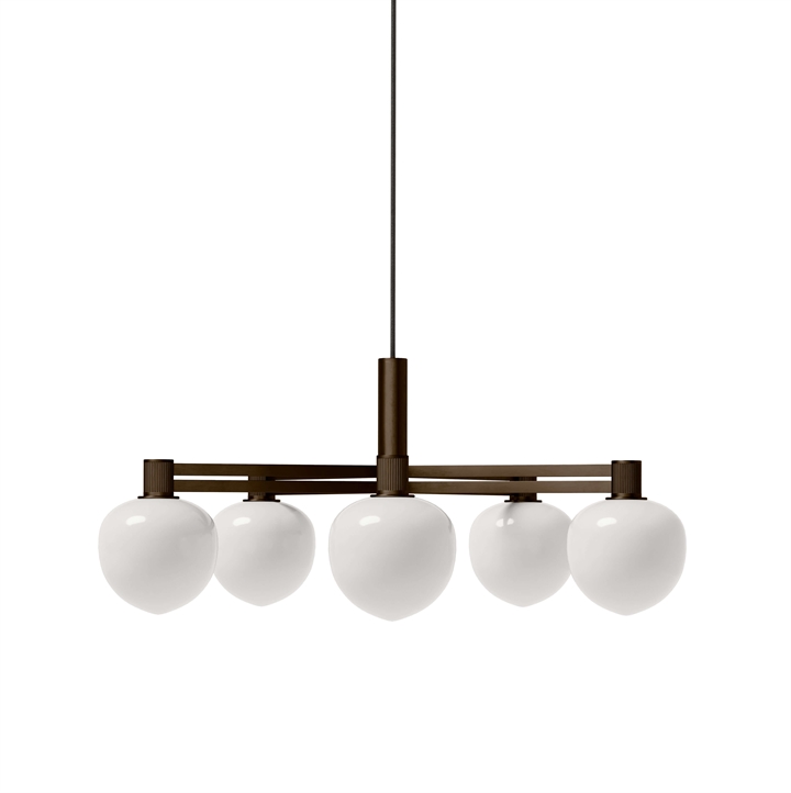 Memoir 5 Kronleuchter 120, Bronze/Opal