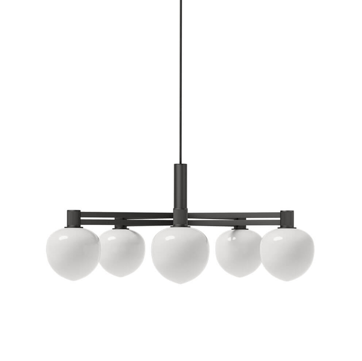 Memoir 5 Kronleuchter 120, schwarz/opal