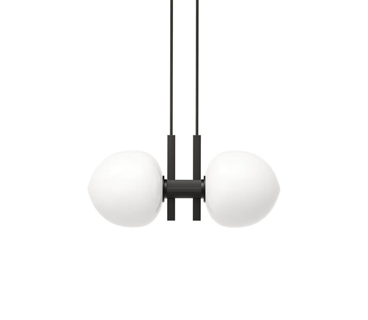 Memoir 2 Pendelleuchte 120, schwarz/opal