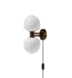 Memoir 2 Wandleuchte 120, bronze/opal