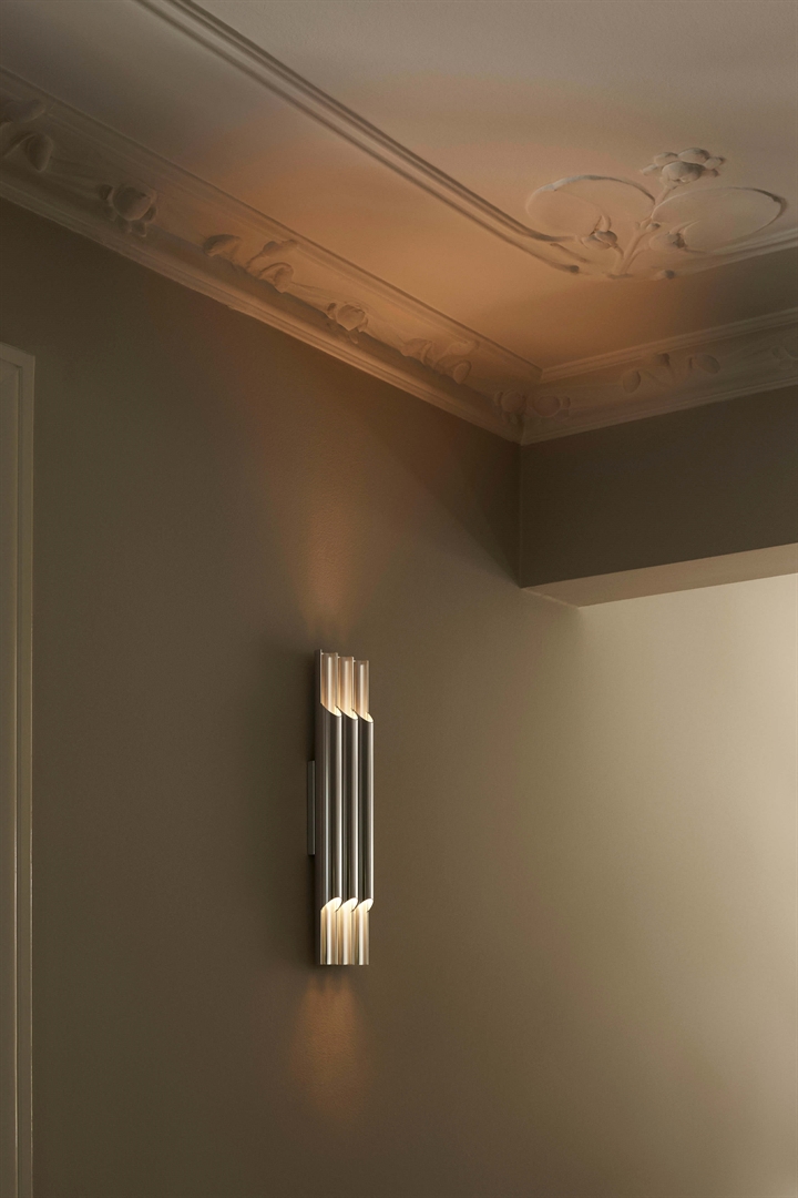 Pan Wandleuchte 50 III, Aluminium