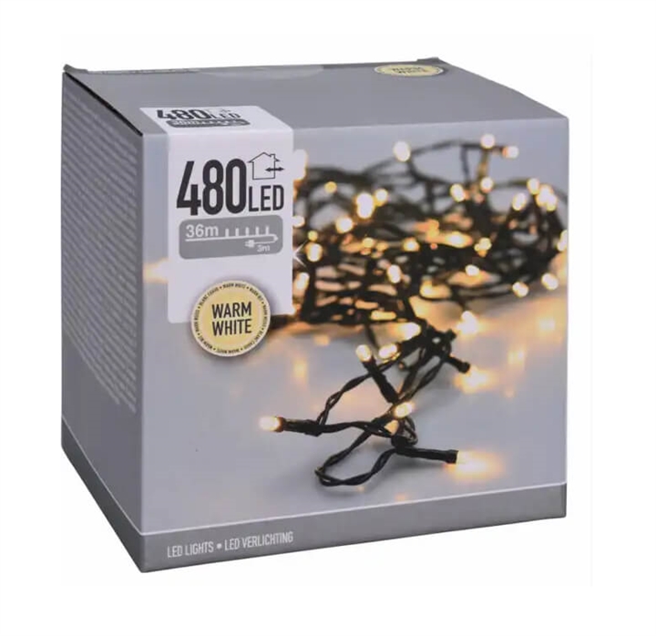 Außen-Lichterkette mit 480 LED-Lichtern