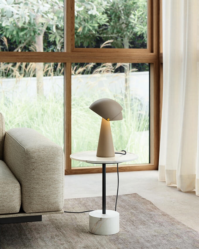 Align Tischlampe, braun