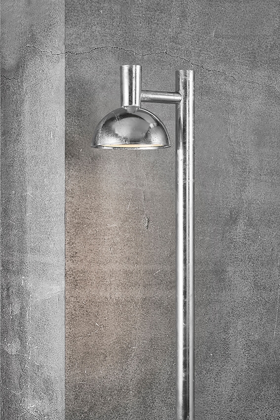 Arki 100 Gartenlampe E27, galvanisiert