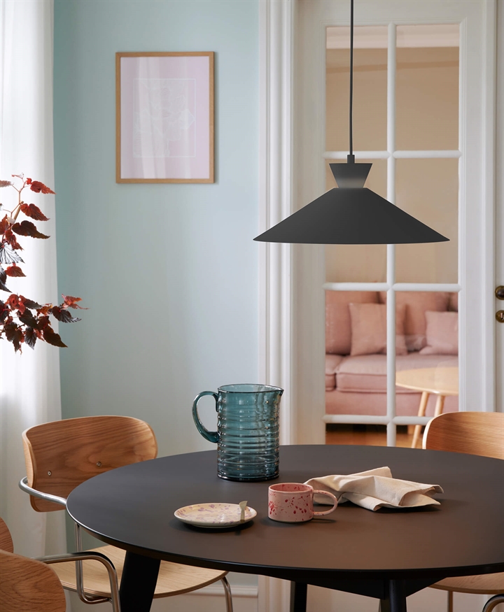 Dial 45 Pendelleuchte, schwarz