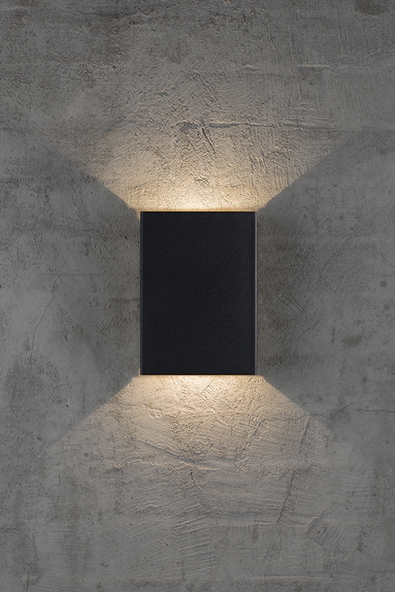 Fold 15 Außenwandleuchte LED, schwarz