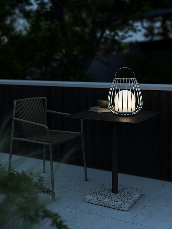 Jim To-Go Akku-Lampe, grau