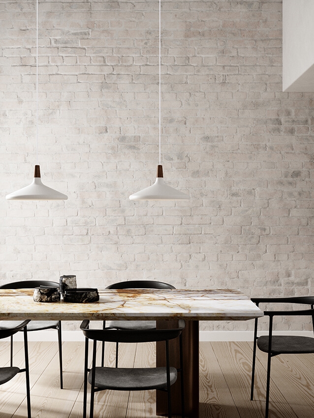 Nori 39 Pendelleuchte, weiß