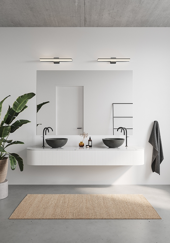 Tinia 60 Wandleuchte, schwarz