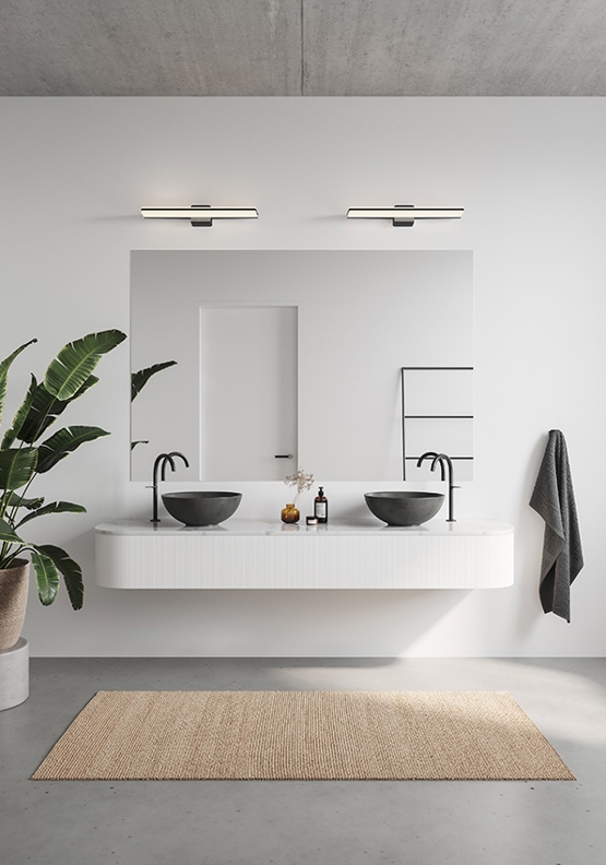 Tinia 60 Wandleuchte, schwarz