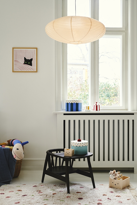 Villo Reispapier Pendelleuchte 60, beige