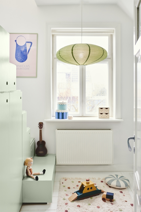 Villo Reispapier Pendel 60, dusty green