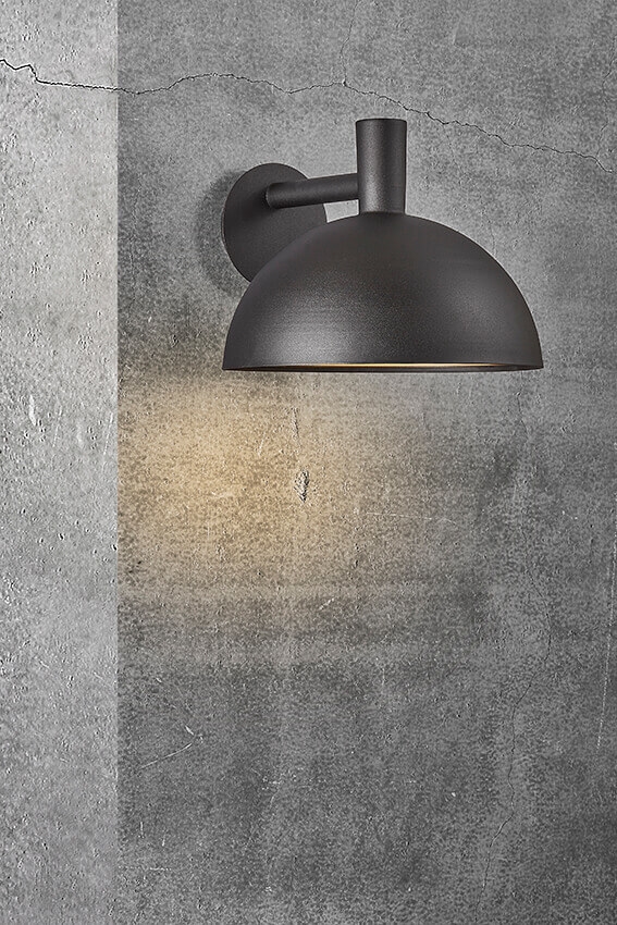 Arki 35 Außenwandleuchte E27, schwarz