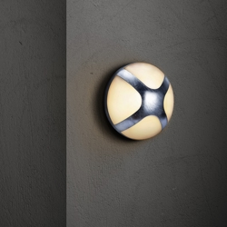 Cross 20 Außenwandleuchte, verzinkter Stahl