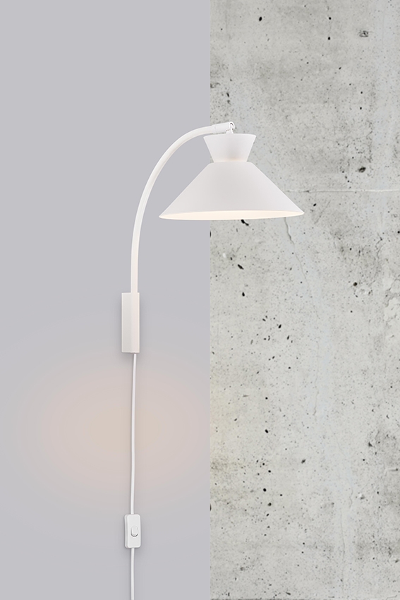 Dial Wandleuchte, weiß