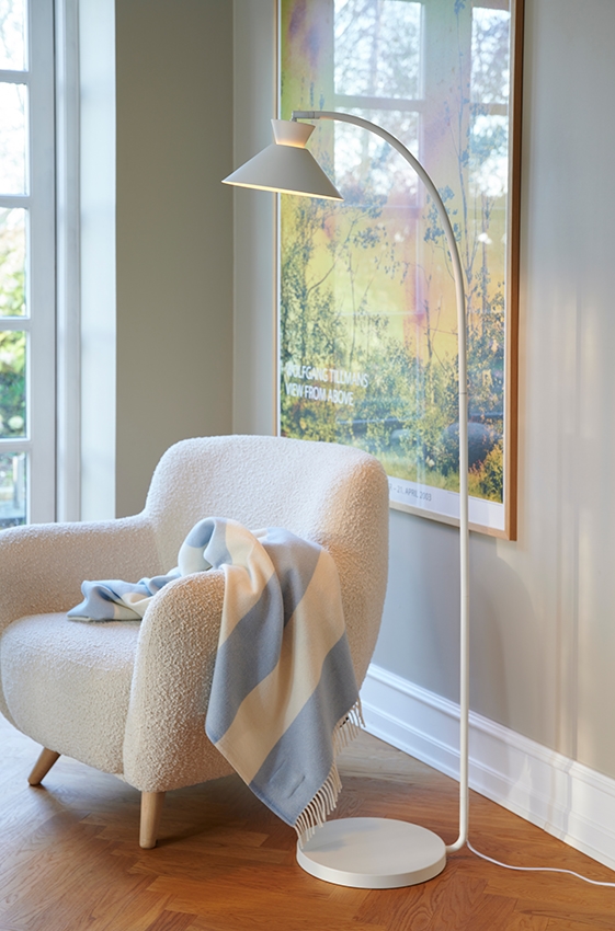 Dial Stehlampe, weiß