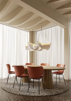 Drape Light 118 Pendelleuchte, weiß