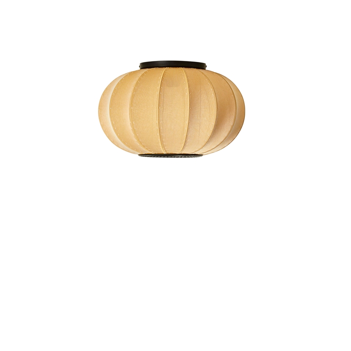 Knit-Wit Ø45 oval Wand-/Deckenleuchte, sunrise