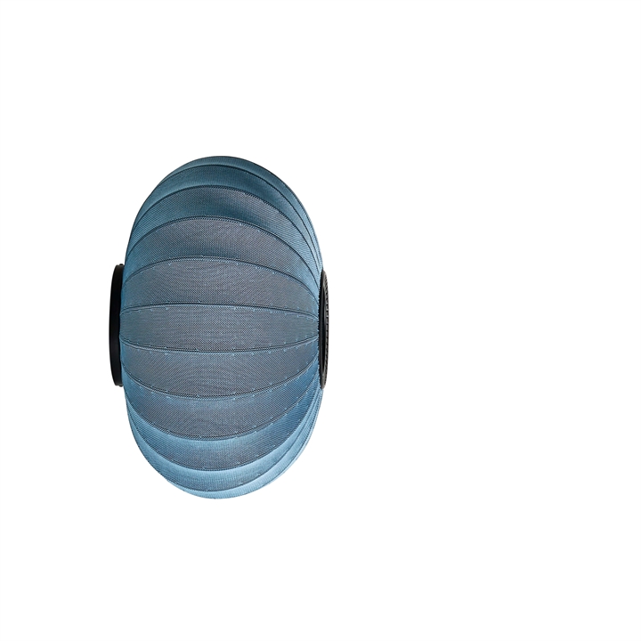 Knit-Wit Ø57 ovale Wand-/Deckenleuchte, Bluestone