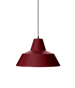 Workshop Pendelleuchte W4, wine red