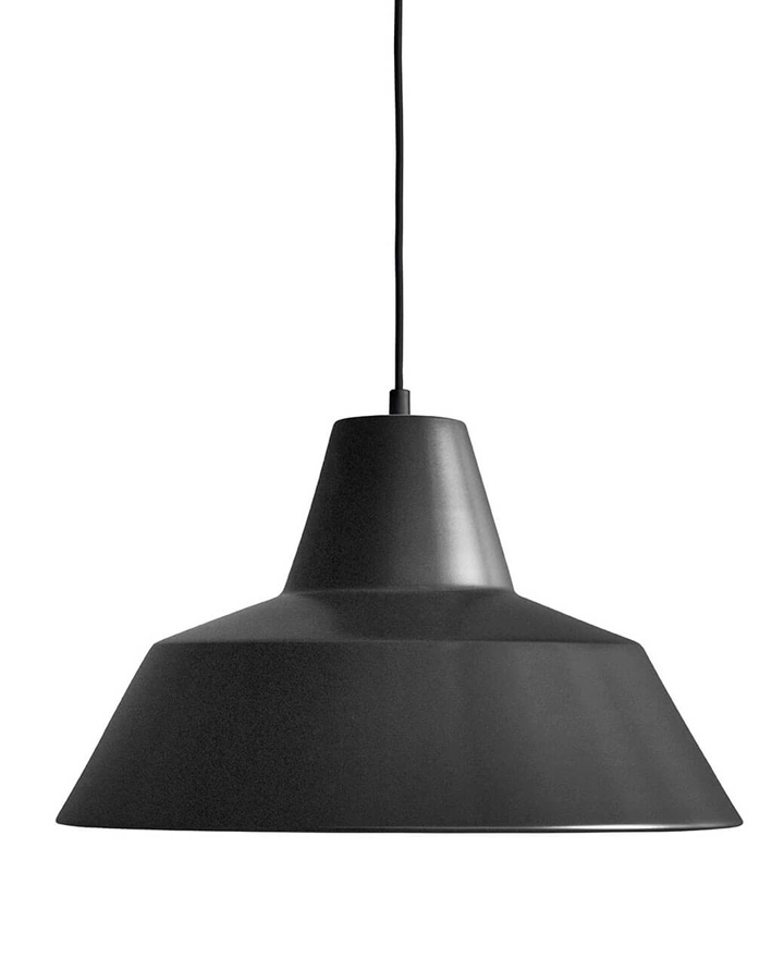 Workshop Pendelleuchte W5, matt schwarz