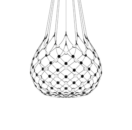 Mesh Pendelleuchte Ø100 / 4 m Kabel, schwarz