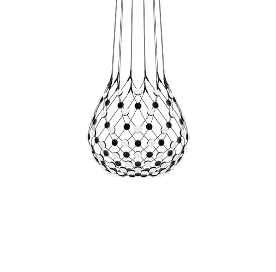 Mesh Pendelleuchte Ø80 / 1 m Kabel, schwarz