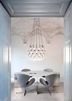 Mesh Pendelleuchte Ø80 / 4 m Kabel, schwarz