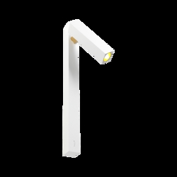 Mick Snooze Wandleuchte 1.0, matt weiß/ gold