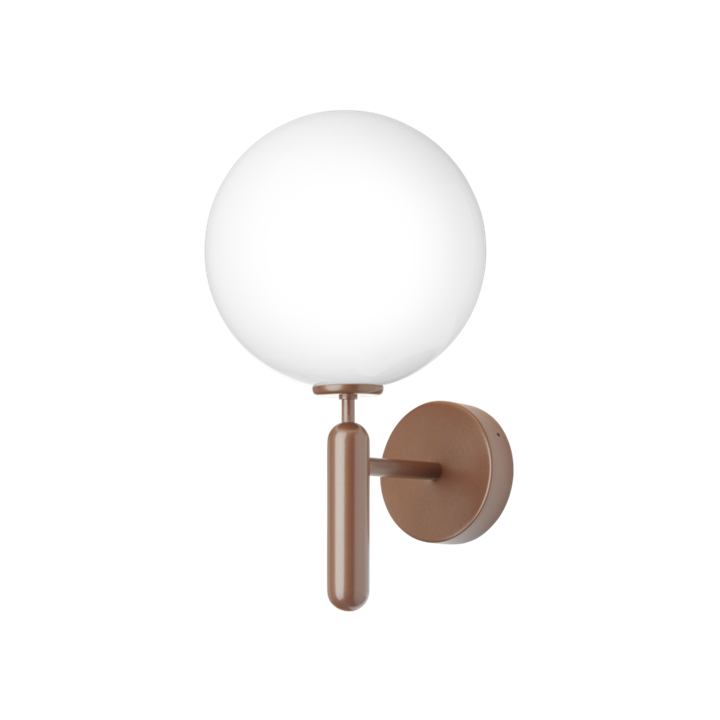 Miira Outdoor Wandleuchte, dunkelbronze/opal