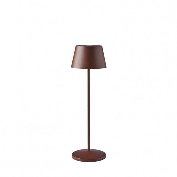 Modi Tischlampe / Batterielampe, Corten