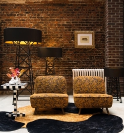 Construction Stehleuchte Large, mattschwarz