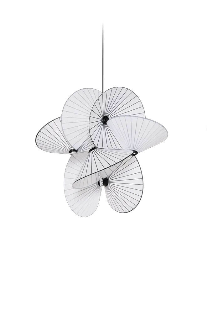 Serpentine Light 8 small Pendelleuchte, schwarz/weiß