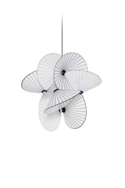 Serpentine Light 8 small Pendelleuchte, schwarz/weiß