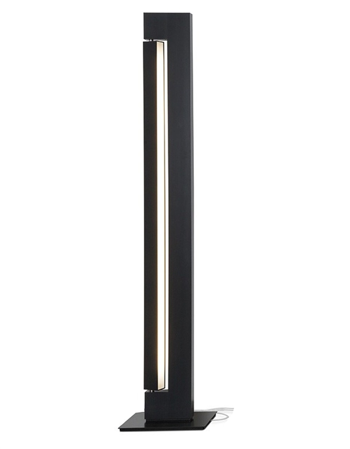 Ara Led Stehleuchte, poliertes Anthrazit