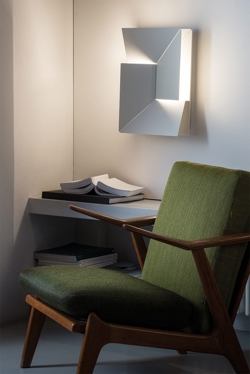 Wall Shadow moyen Wandleuchte, weiß