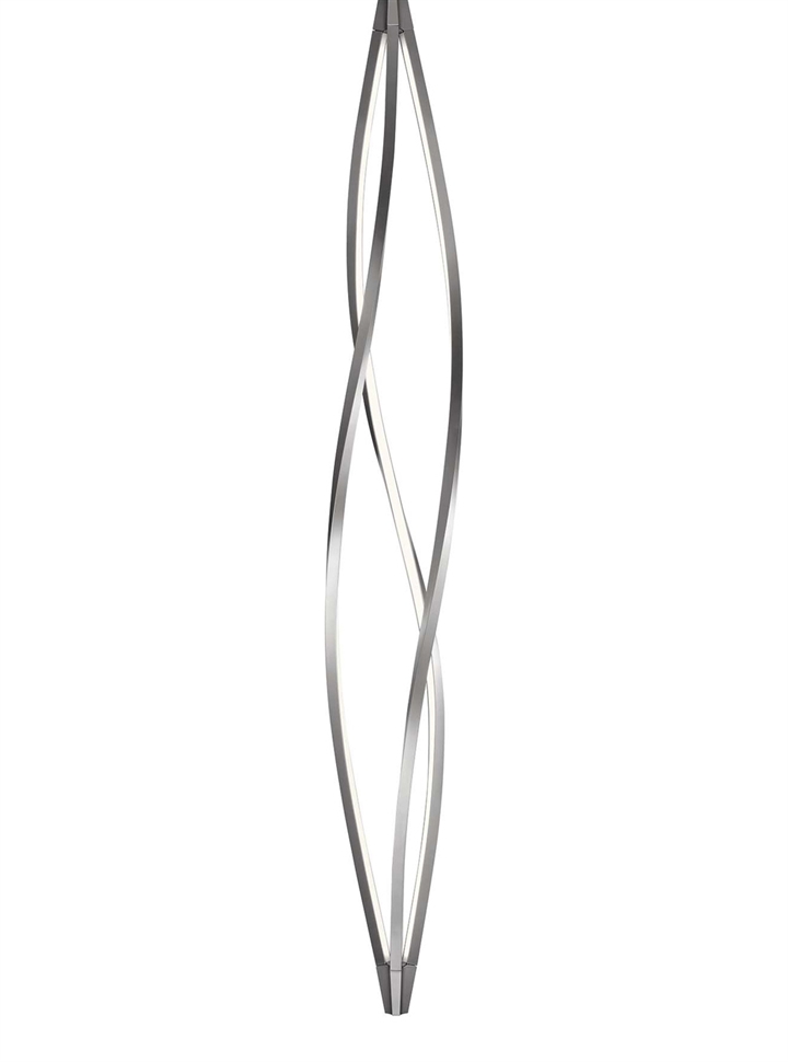 In the wind vertical Pendelleuchte, grau