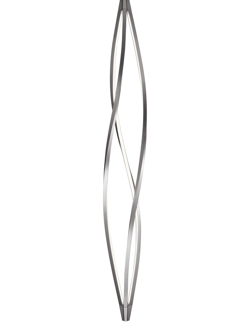 In the wind vertical Pendelleuchte, grau