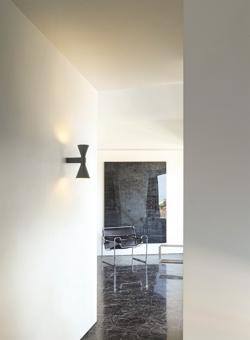 Applique de Marseille Mini Wandleuchte, grau