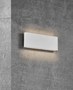 Kinver 26 Außenwandleuchte LED, weiß