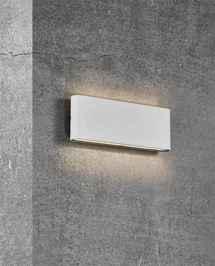 Kinver 26 Außenwandleuchte LED, weiß