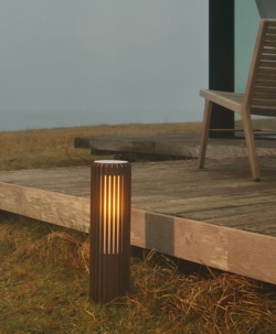 Aludra 45 Gartenlampe, seaside metallisch braun