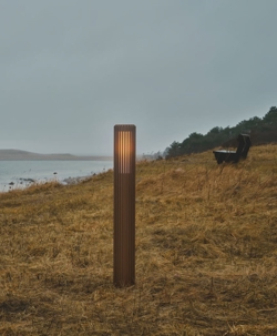 Aludra 95 Gartenlampe, seaside metallisch braun