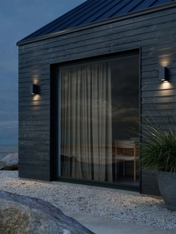 Canto Maxi Kubi 2 Außenwandleuchte, seaside schwarz